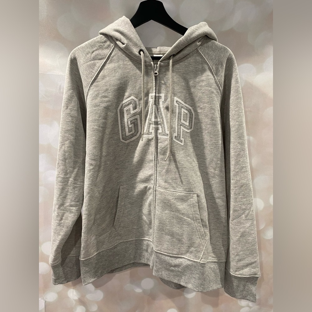 Gap logo full zip hoodie